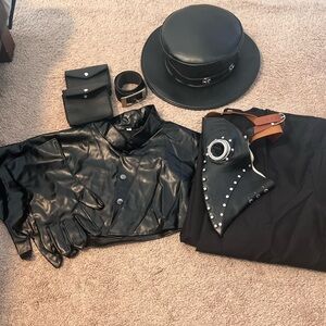 Black Steampunk Costume Set